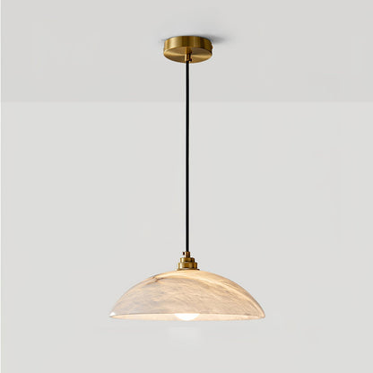 Alabaster Dome Droplight Pendant Lamp 0