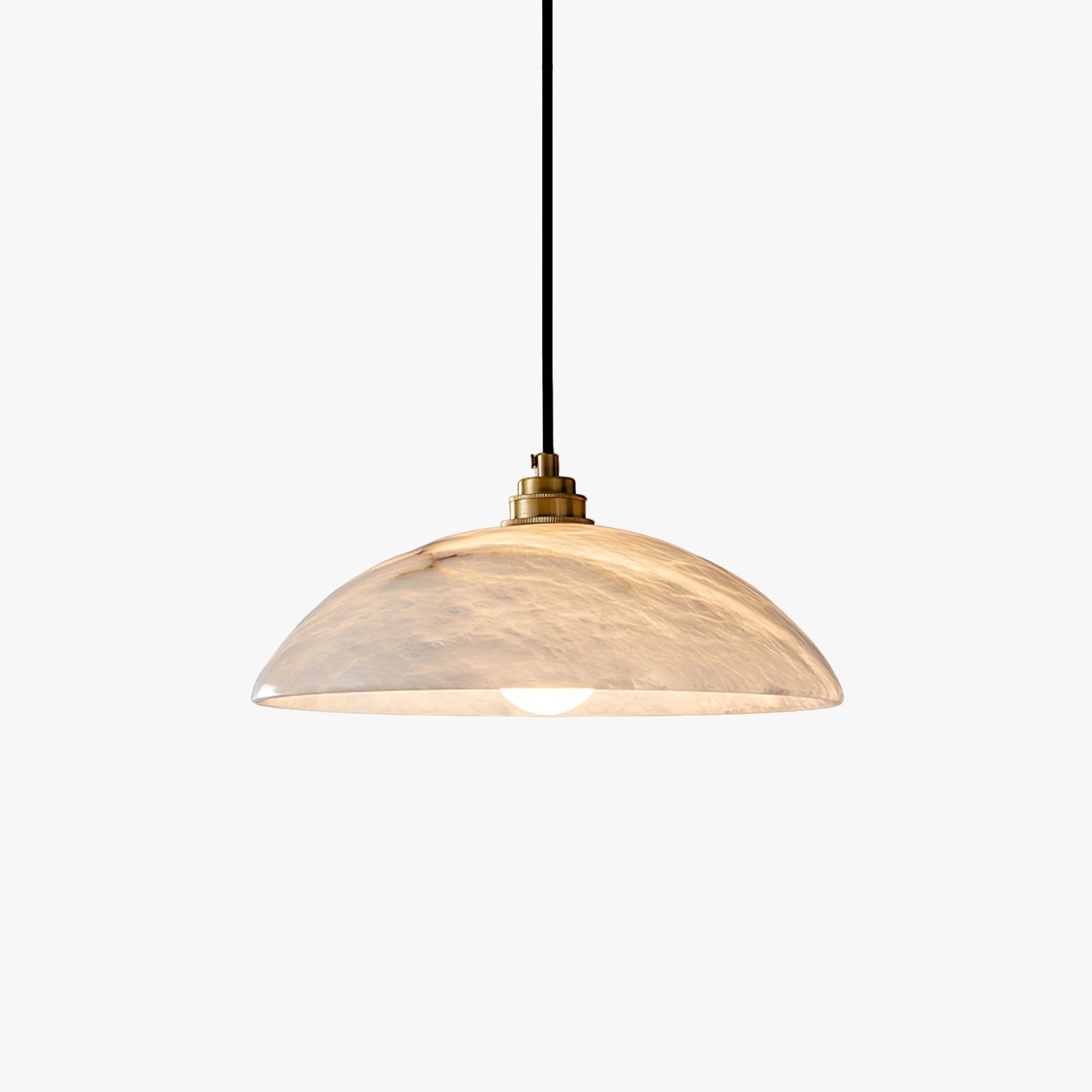 Alabaster Dome Droplight Pendant Lamp 1