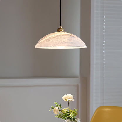 Alabaster Dome Droplight Pendant Lamp 2