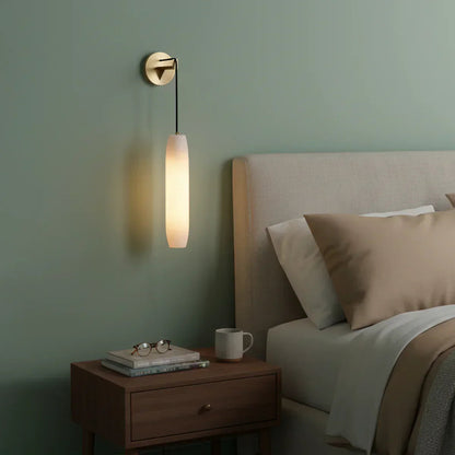 Alabaster Flute Wall Lamp 5