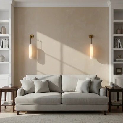 Alabaster Flute Wall Lamp 8