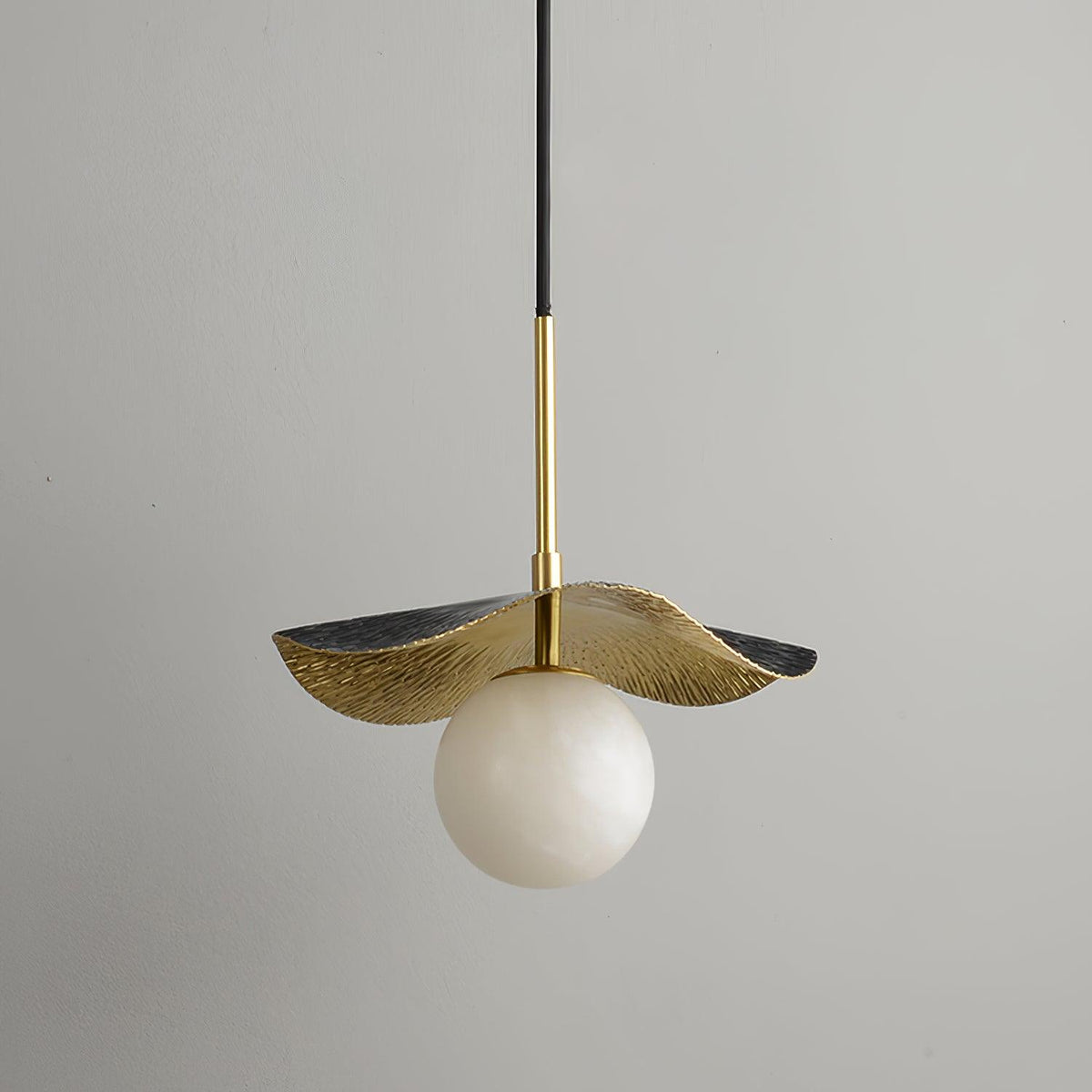Alabaster Globe Pendant 0