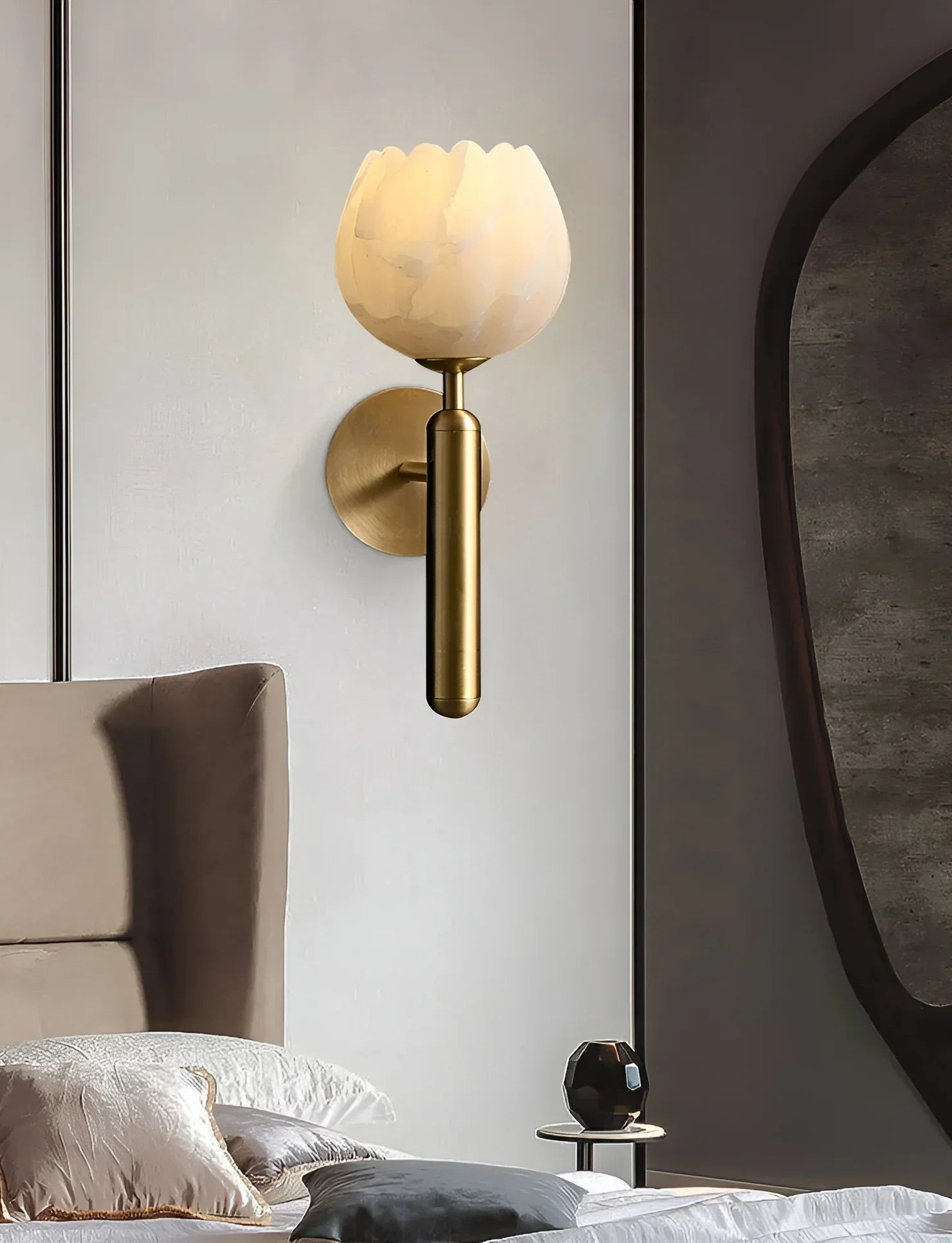 Alabaster Mian Wall Lamp 6