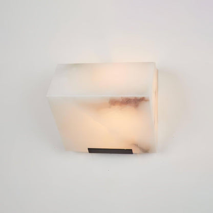 Alabaster Tiered Wall Light 0