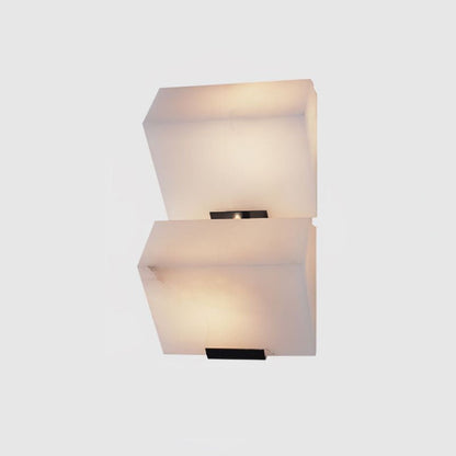 Alabaster Tiered Wall Light 2