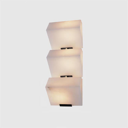 Alabaster Tiered Wall Light 3