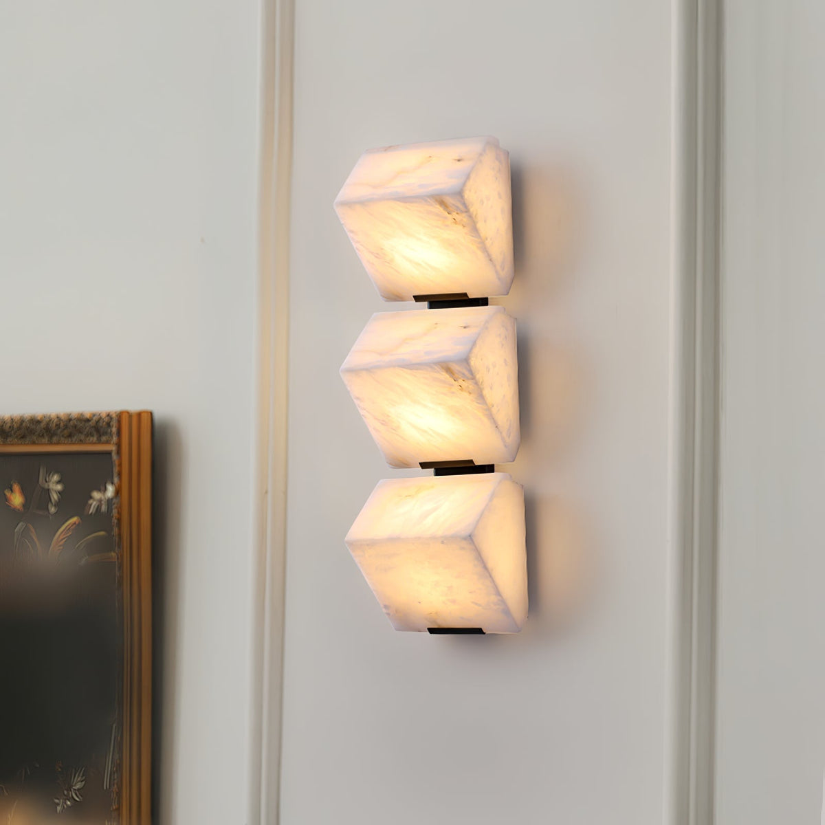 Alabaster Tiered Wall Light 6
