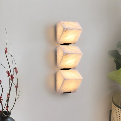 Alabaster Tiered Wall Light 7
