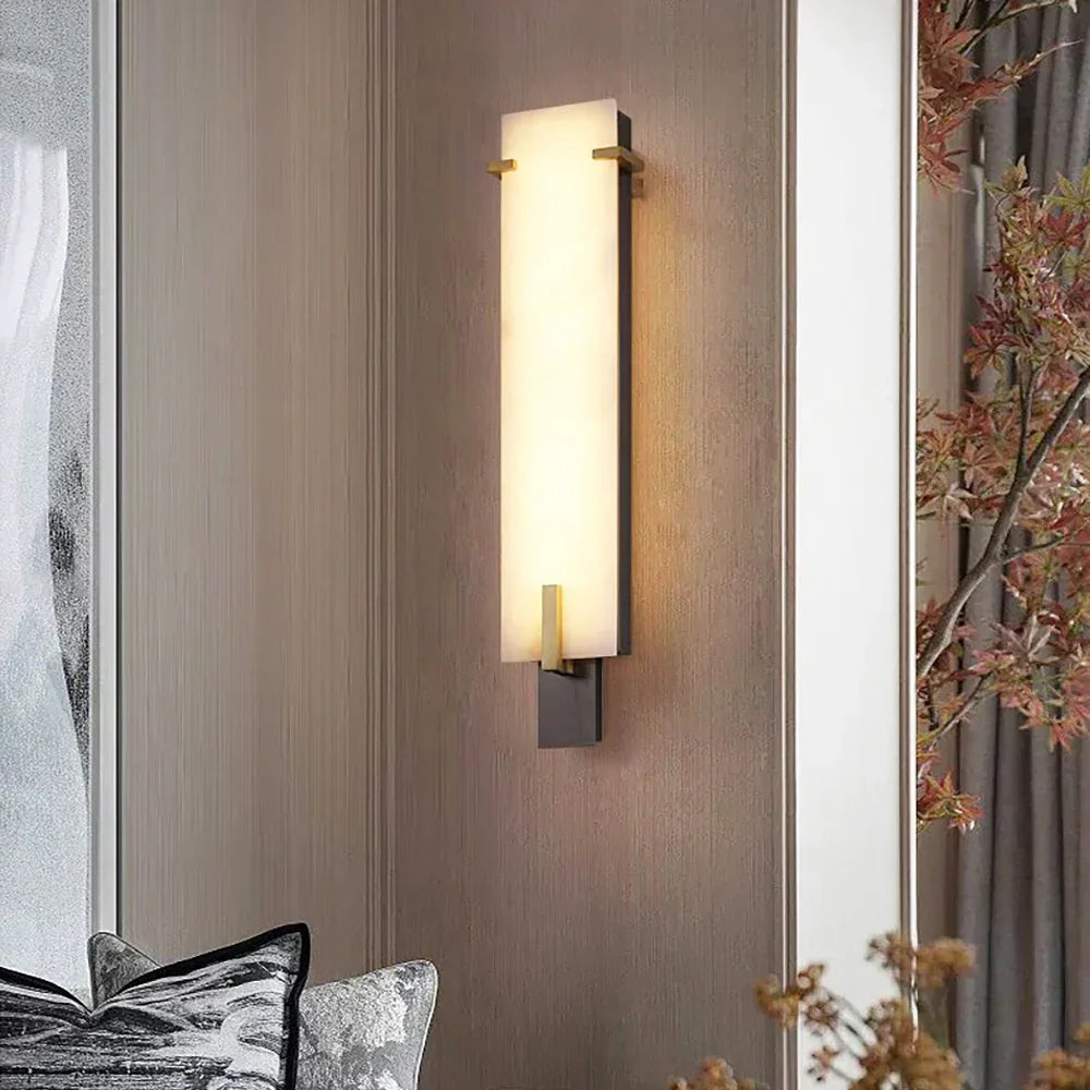 Alabaster Tiles Stable Personality Wall Lamp 2