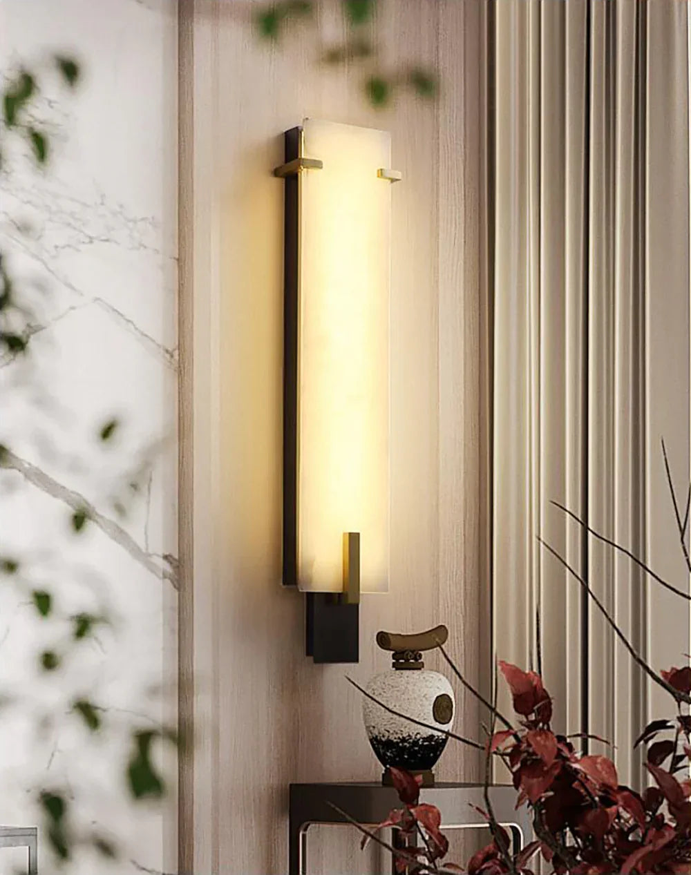 Alabaster Tiles Stable Personality Wall Lamp 5