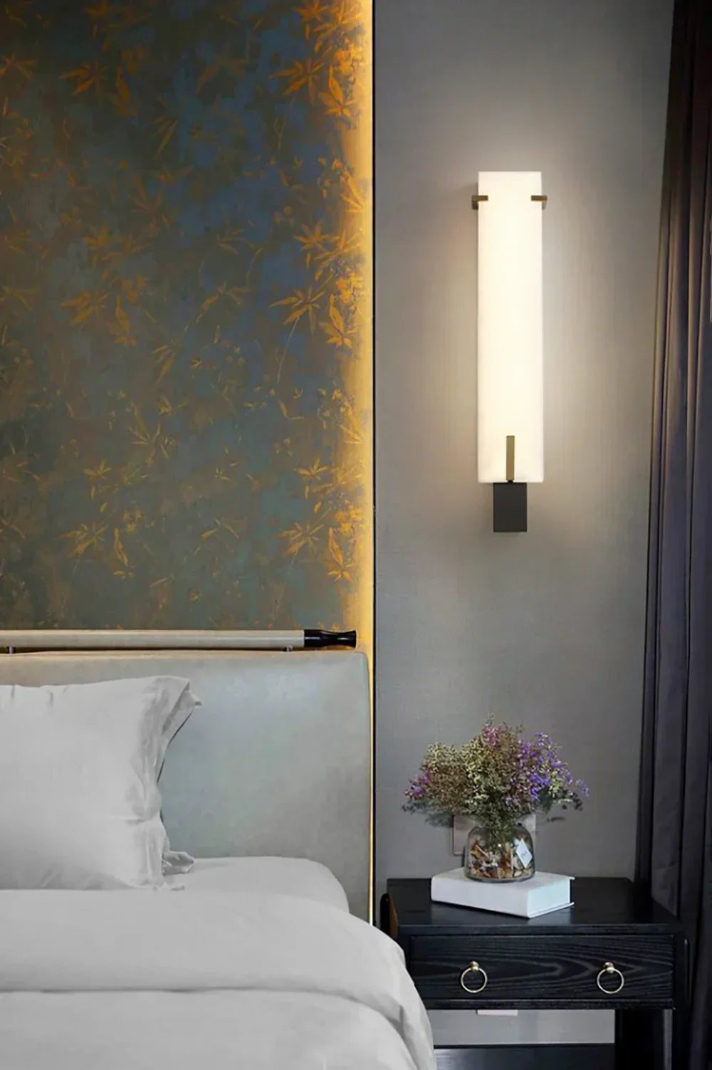 Alabaster Tiles Stable Personality Wall Lamp 7