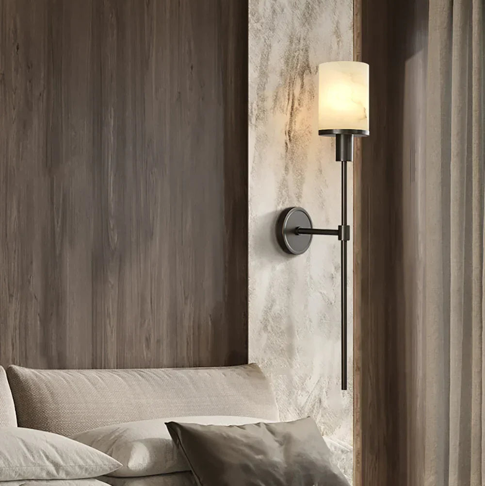 Alabaster Tracie Luxury Wall Sconce 8
