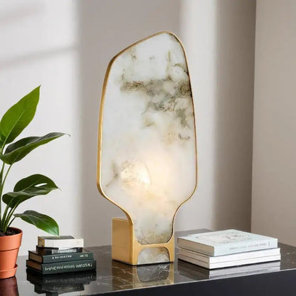 Alba Copper and Alabaster Table Lamp 3