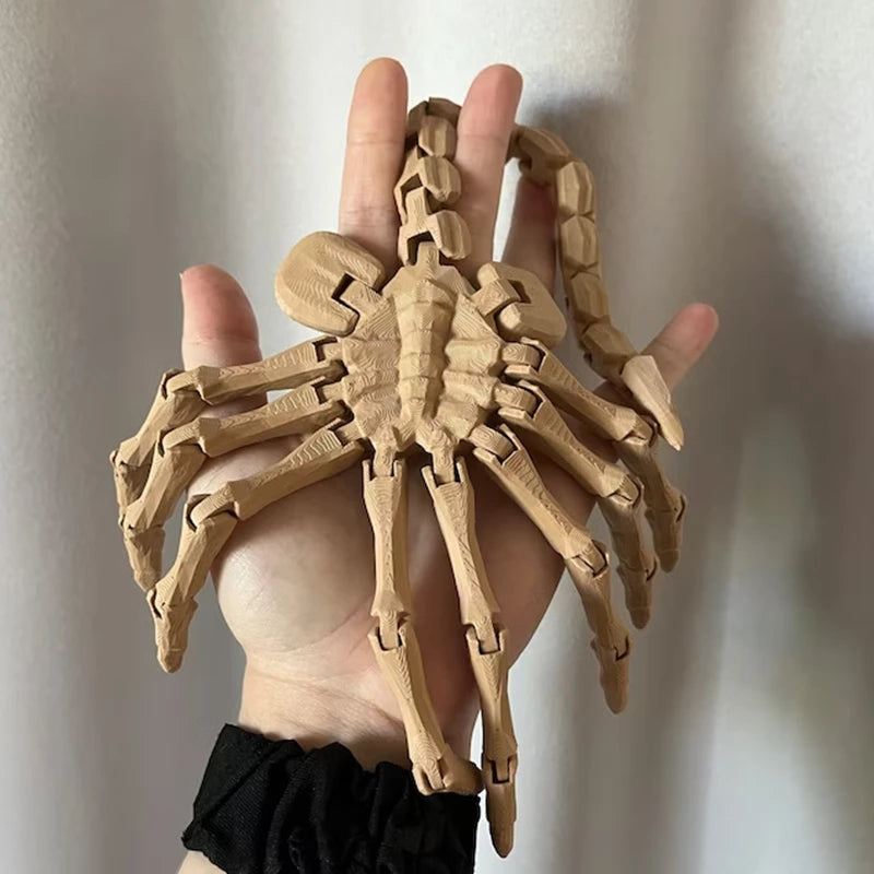Alien Facehugger Model | Fully Articulated Movie Prop | Collectible Figurine | Sci Fi Horror Decor 0