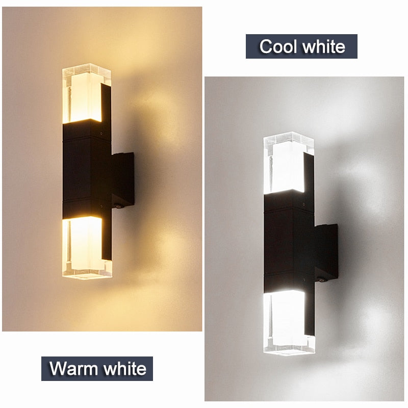 RoyaleGlow Minimalist IP65 waterproof Aluminium Outdoor Wall Light