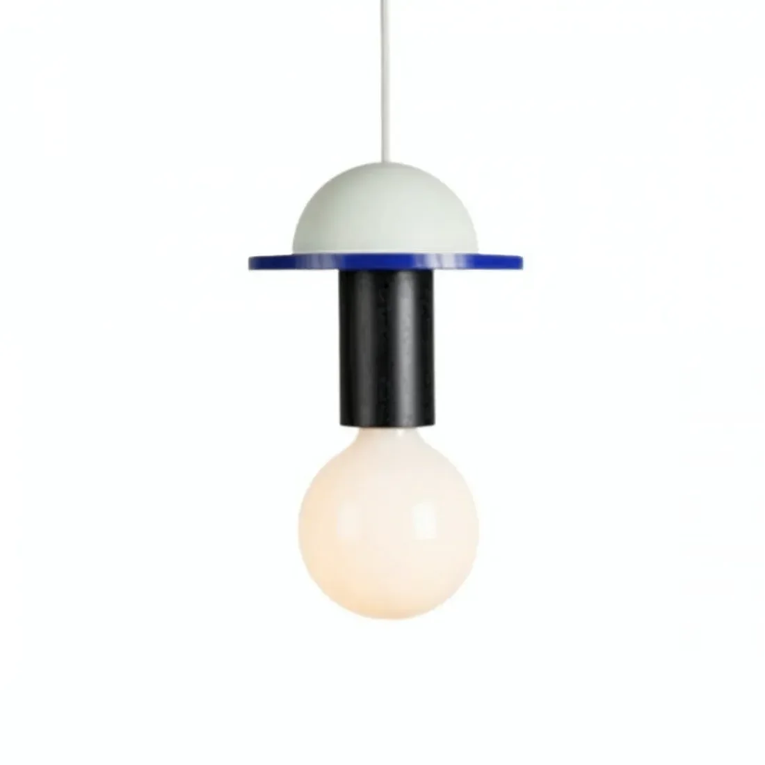Alvar Multicolor Geometric Wood Pendant Light 13
