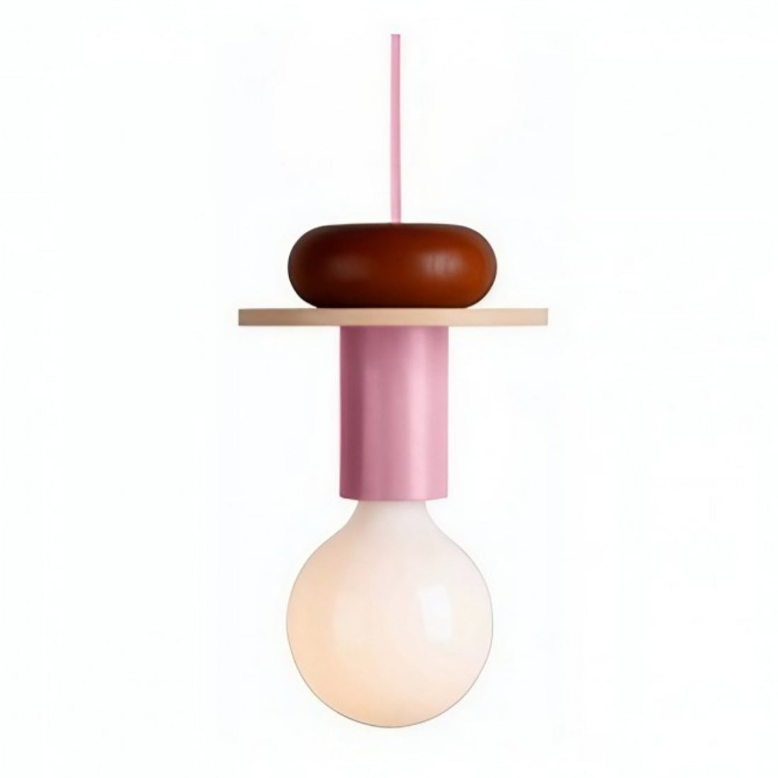 Alvar Multicolor Geometric Wood Pendant Light 14