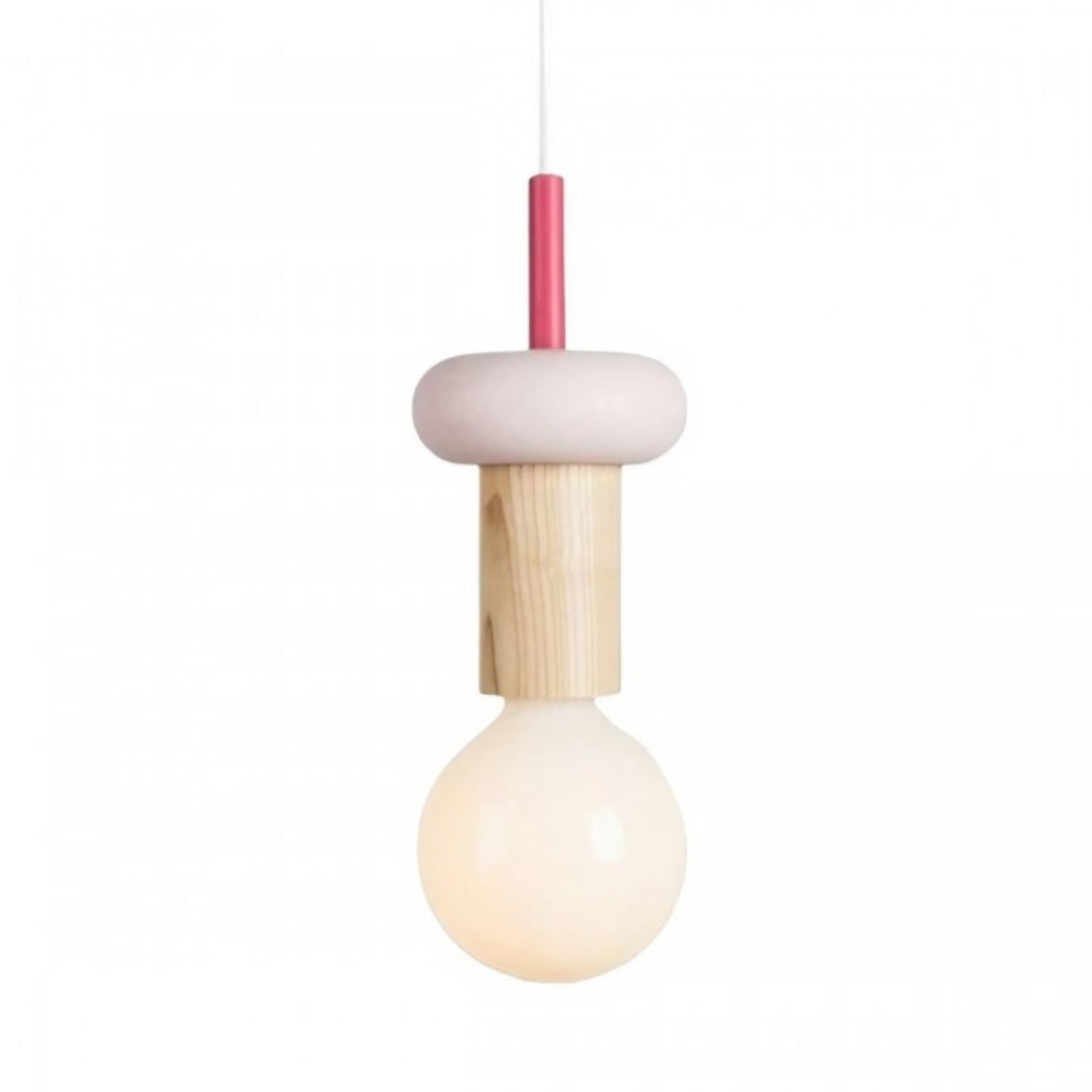 Alvar Multicolor Geometric Wood Pendant Light 15