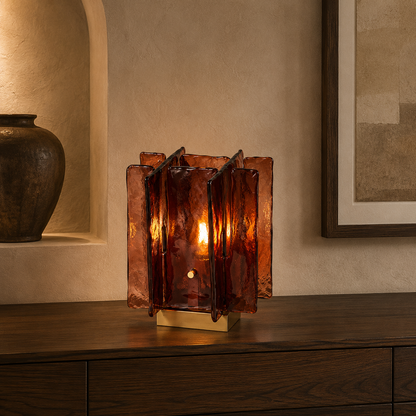 Amber Glow Table Lamp 0