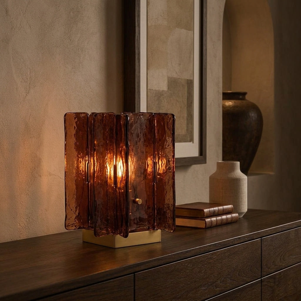 Amber Glow Table Lamp 1