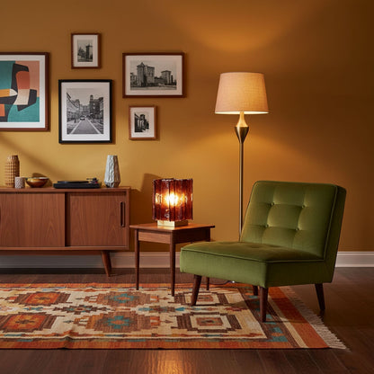 Amber Glow Table Lamp 2
