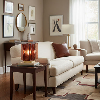 Amber Glow Table Lamp 8