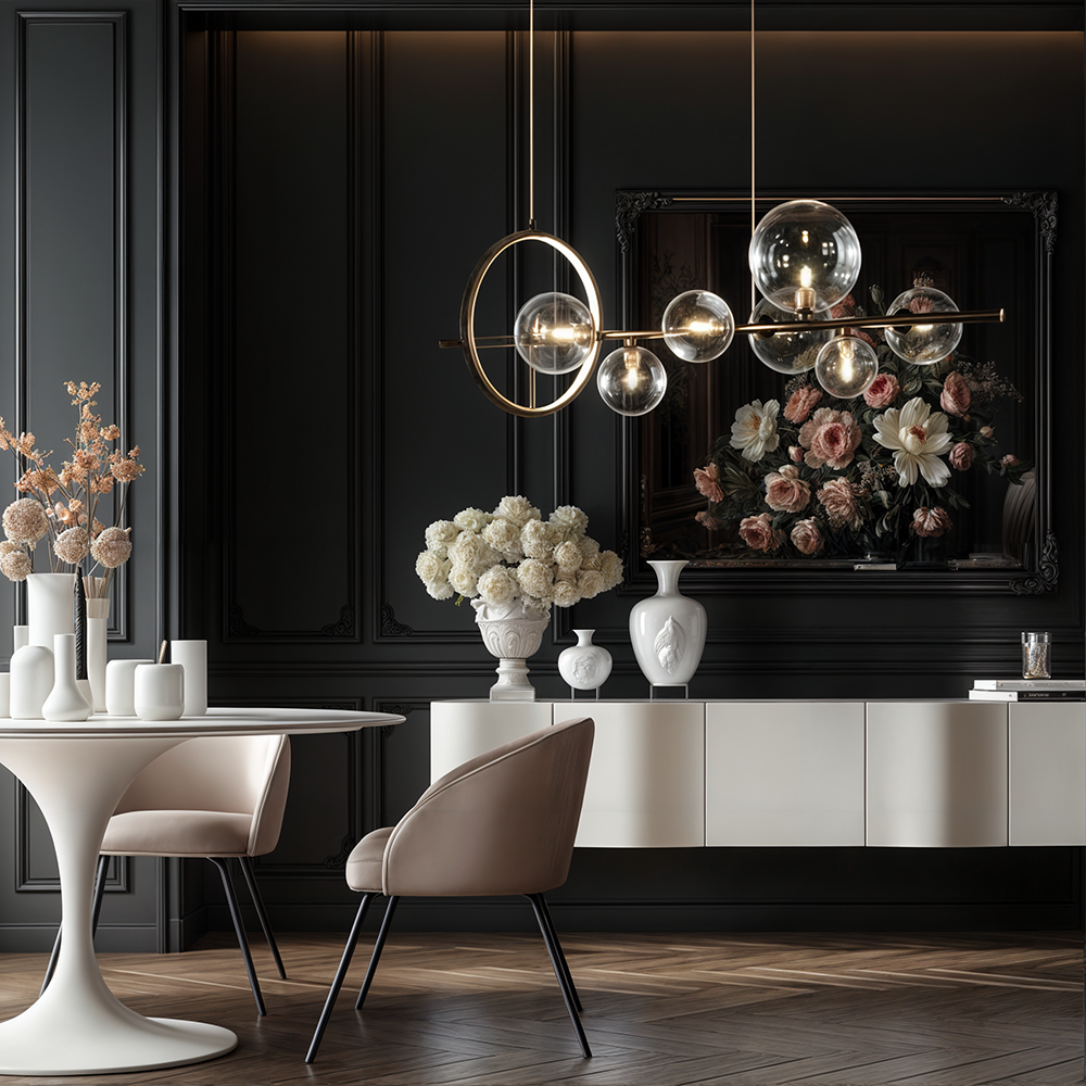 Amelia Glass Chandelier 2