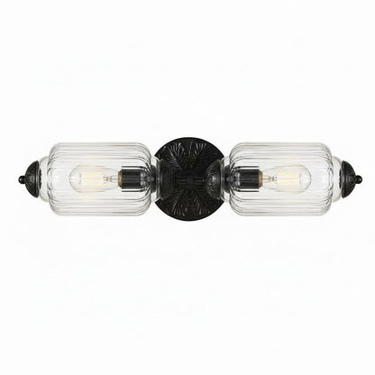 RoyaleGlow Vintage Brass Double Wall Sconce with Frosted Glass Shades-Royale Basic