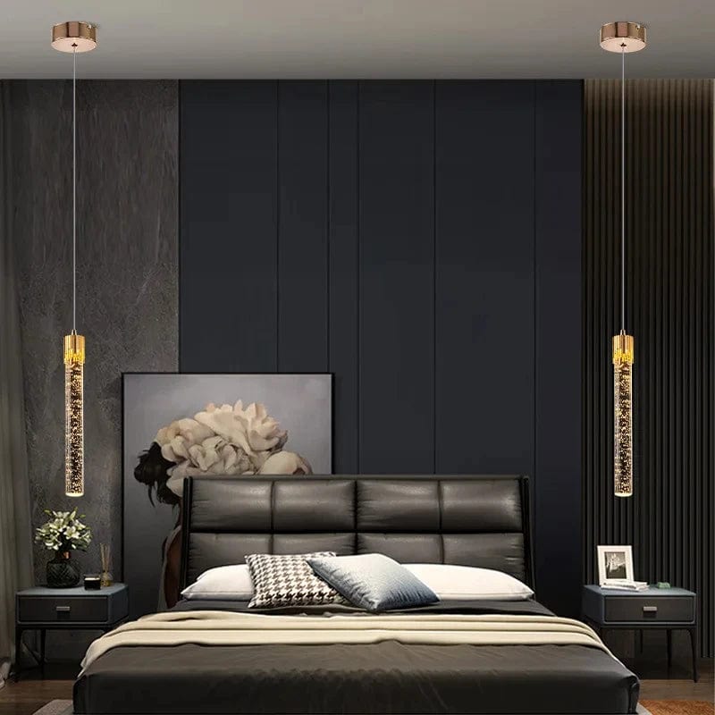 Angel Crystal Bedside Pendant Light 0