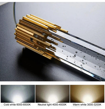 Angel Crystal Bedside Pendant Light 8