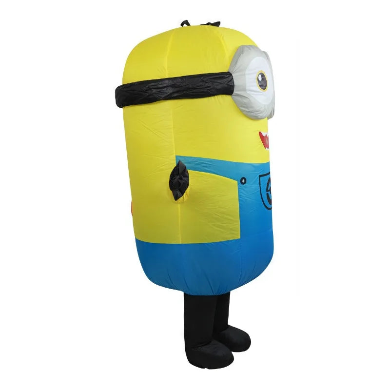 Anime Despicable Me cute Minions inflatable clothing Minions role-playing inflatable suit Minions one-piece suit Halloween dress 3
