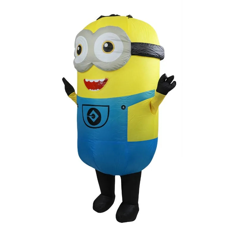 Anime Despicable Me cute Minions inflatable clothing Minions role-playing inflatable suit Minions one-piece suit Halloween dress 4