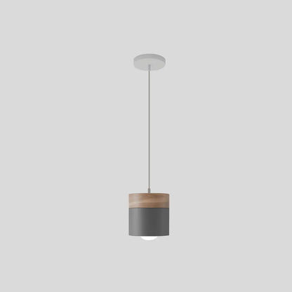 Antizer Laetus Modern Wood Accent Pendant Light 12