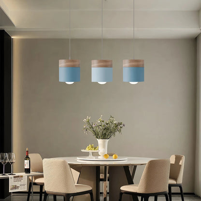 Antizer Laetus Modern Wood Accent Pendant Light 5