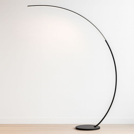 Arc Dimmable Black Floor Lamp | Nordic LED Stand Light 0