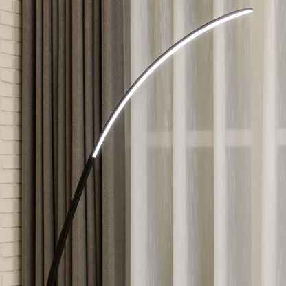 Arc Dimmable Black Floor Lamp | Nordic LED Stand Light 5