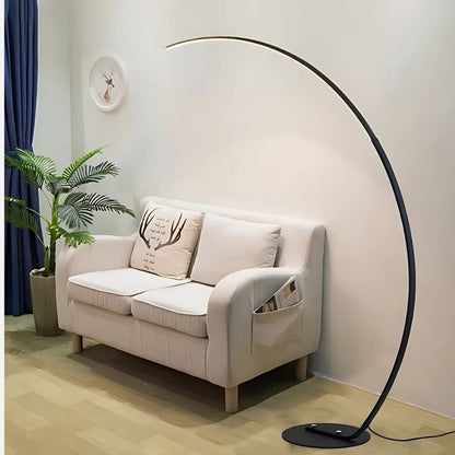 Arc Dimmable Black Floor Lamp | Nordic LED Stand Light 7