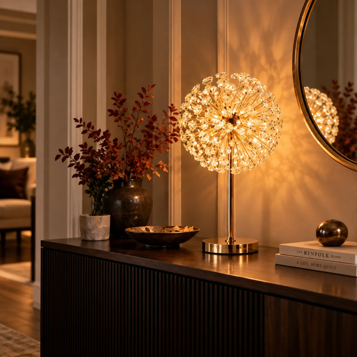 Arelith Crystal Dandelion Table Lamp 2