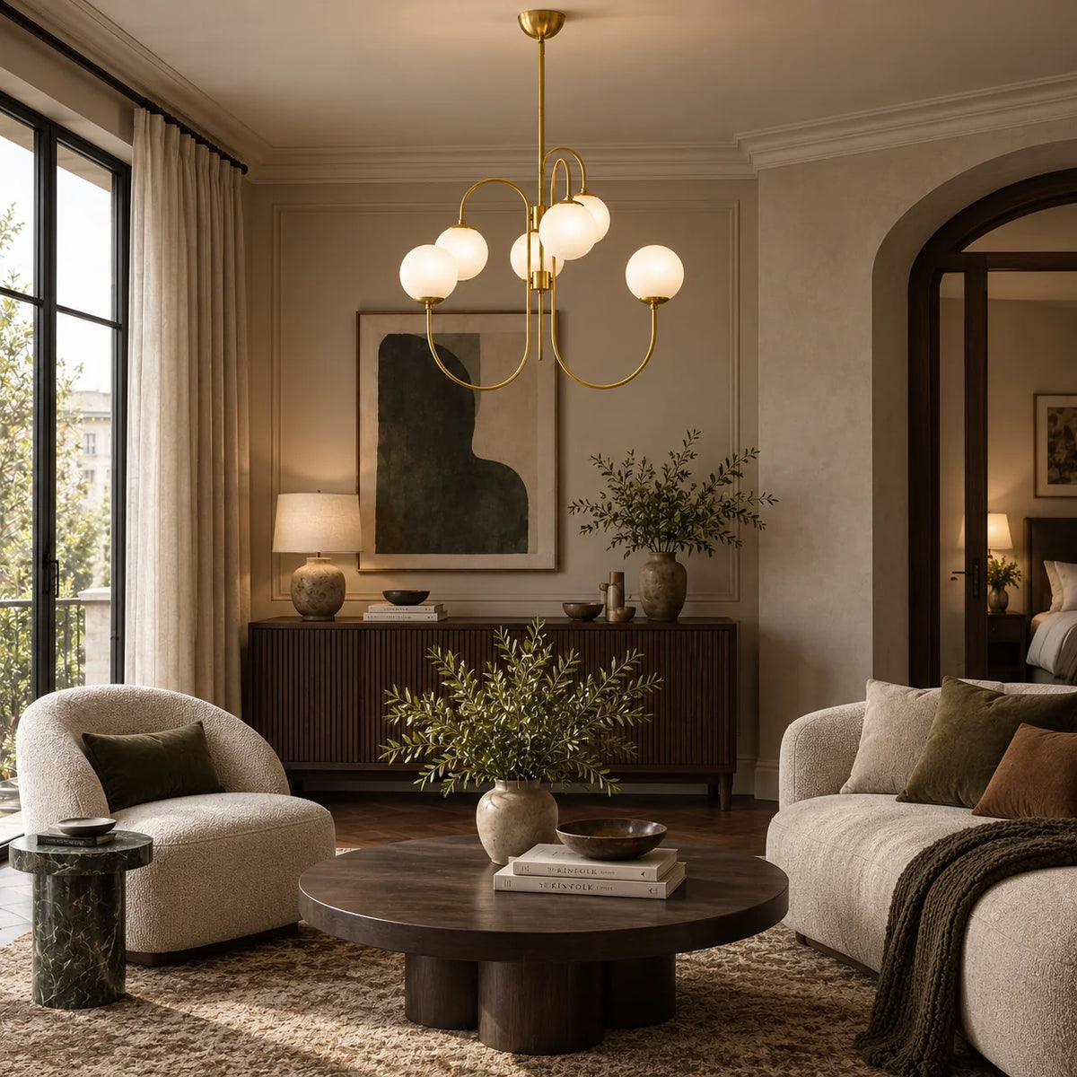 Arelvo Loop Globe Chandelier 1