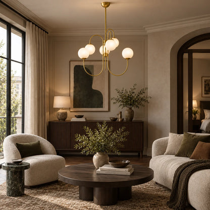Arelvo Loop Globe Chandelier 1