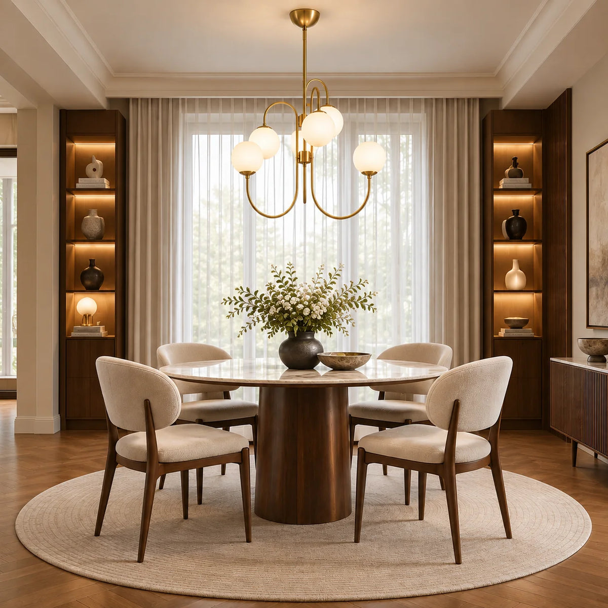 Arelvo Loop Globe Chandelier 2