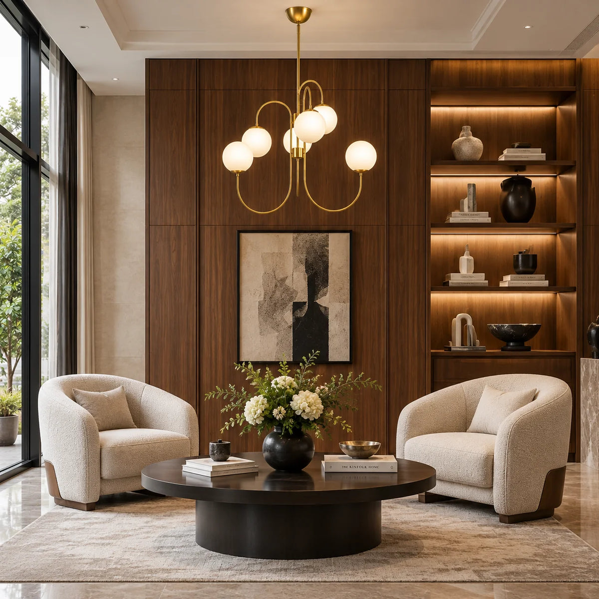 Arelvo Loop Globe Chandelier 4