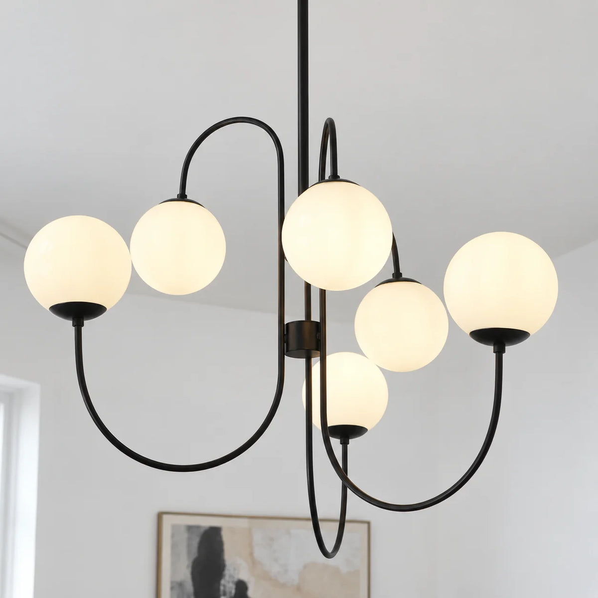 Arelvo Loop Globe Chandelier 8