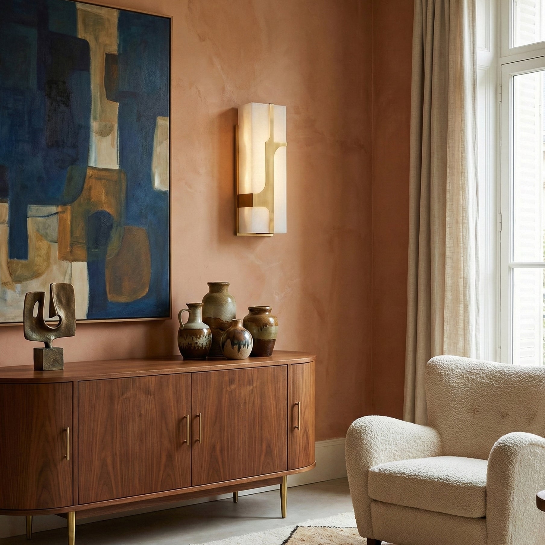 Ariel Alabaster Wall Lamp 6