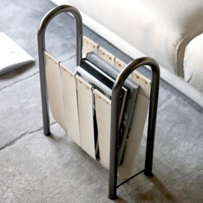 Arkos Leather Magazine Rack 3