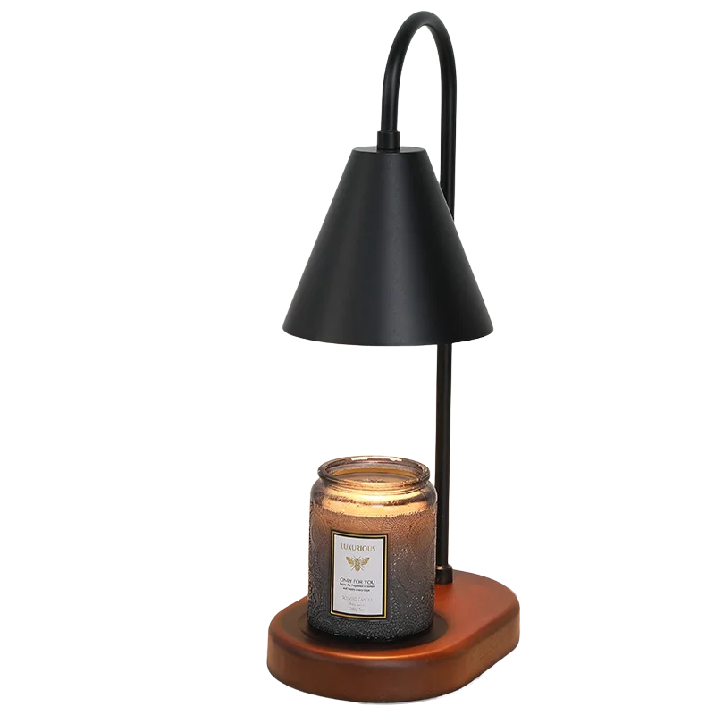 AromaGlow – Dimmable candle wax warmer lamp with scented melting light 7