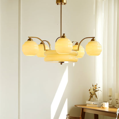 Art Deco Vintage Electrolier Chandelier 8