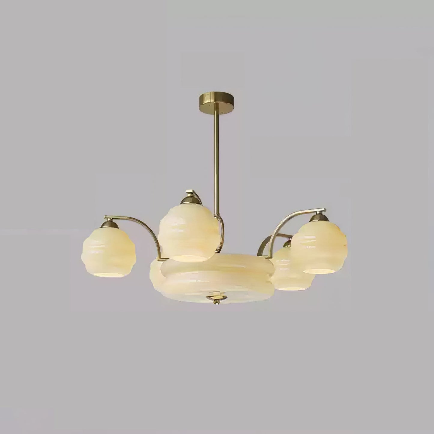 Art Deco Vintage Electrolier Chandelier 9