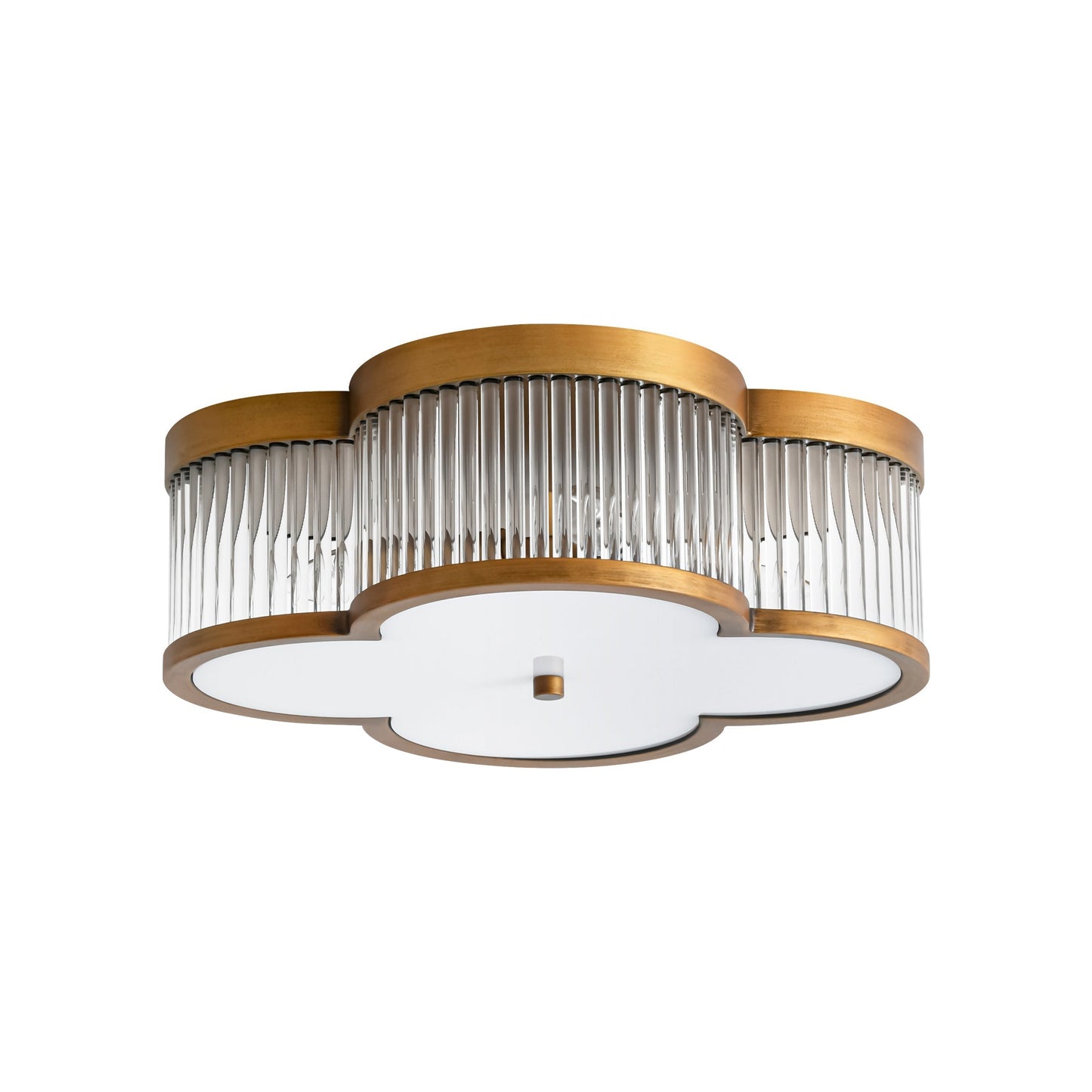 Arvola 4-Light Dimmable Transitional Unique Statement Flush Mount (15") 2