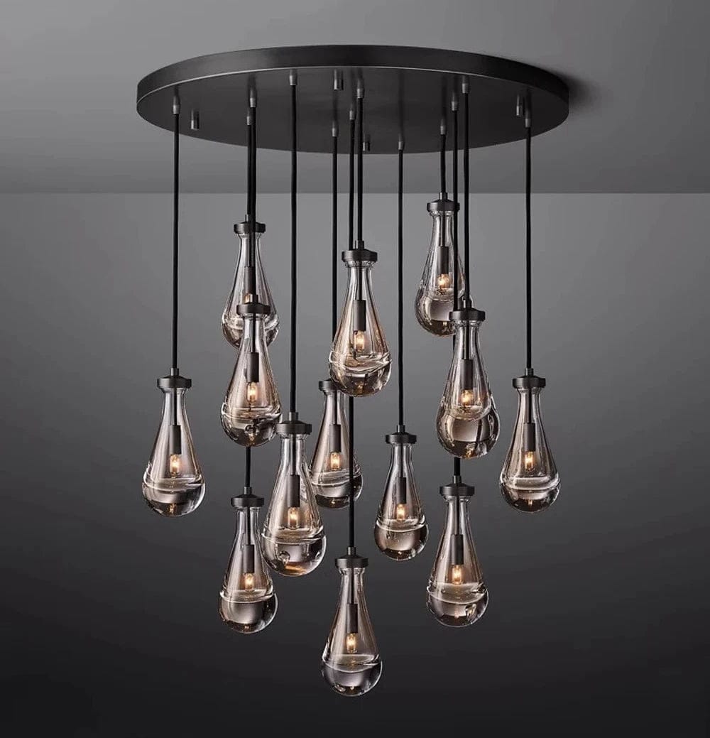 Aura Modern Copper Chandelier 7